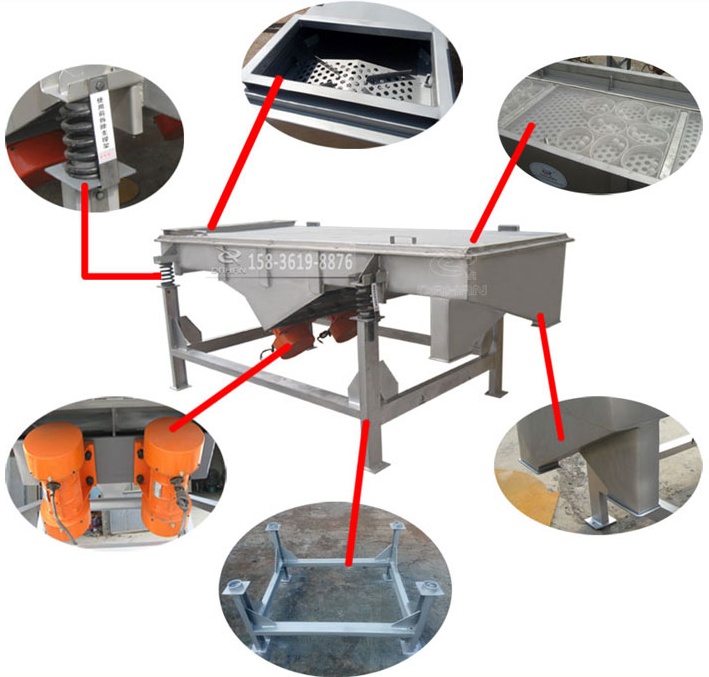 DZSF-515直線振動篩結(jié)構(gòu)